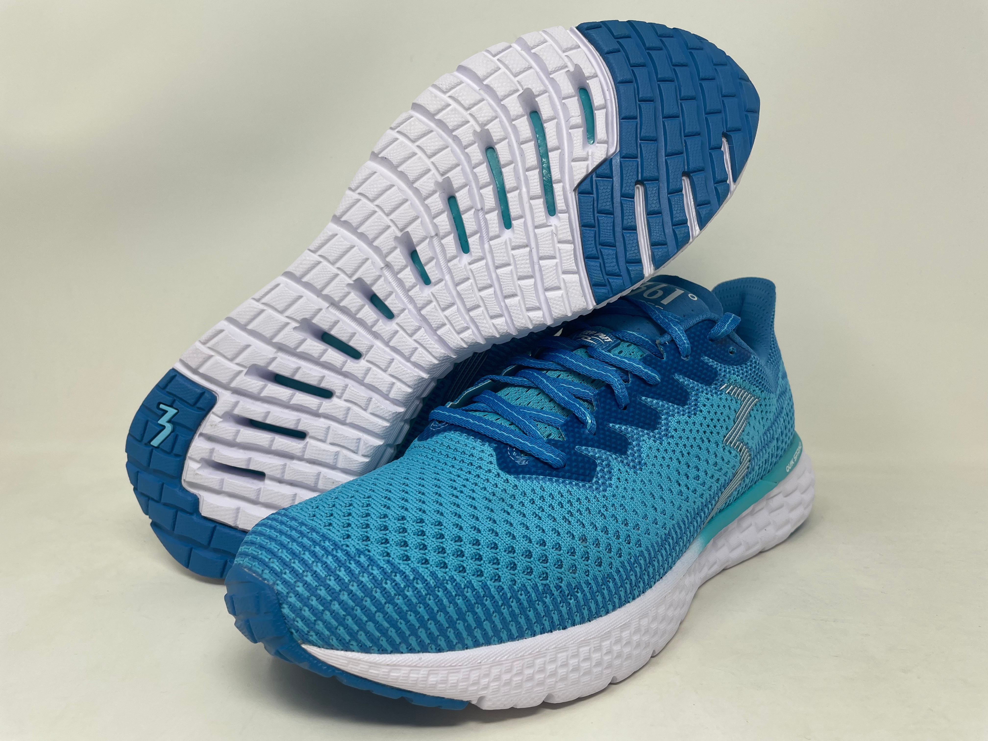 361 Degrees Women's Fierce Running Shoes Med Blue Size 6.5 B Medium US