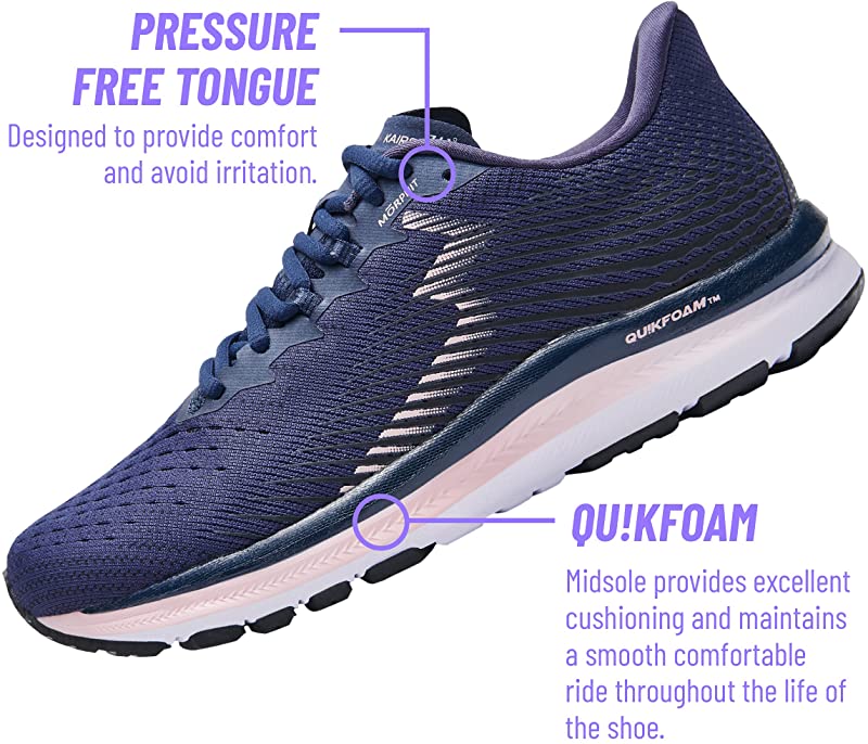 361 Degrees Women's Kairos Running Shoes Black Iris/Pink Clay Size 6.5 B(M) US