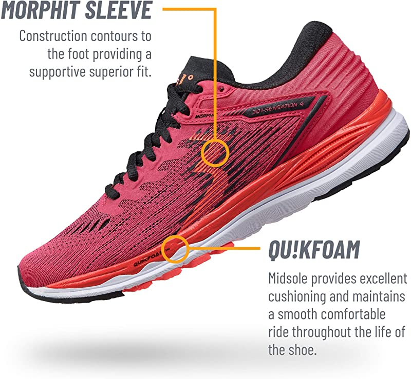361 Degrees Women's Sensation 4 Running Shoes Pink