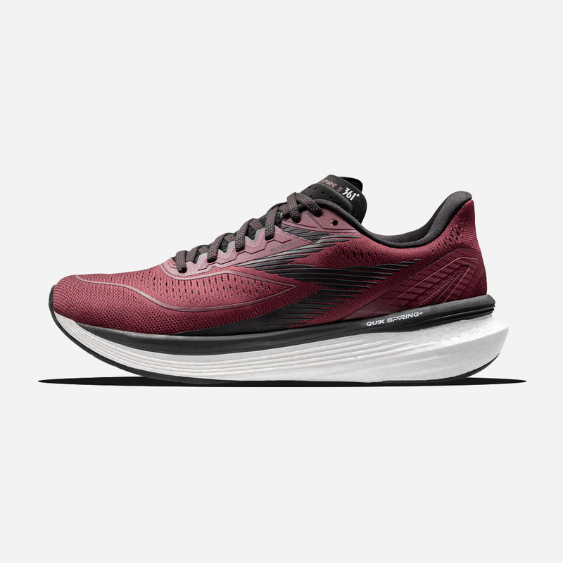 361 Degrees Women's Spire 5 Running Shoes Dark Cherry/Black Size 9.5 B Medium US