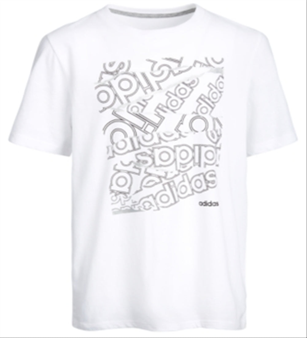 adidas Boy's Core Graphic T-Shirt White