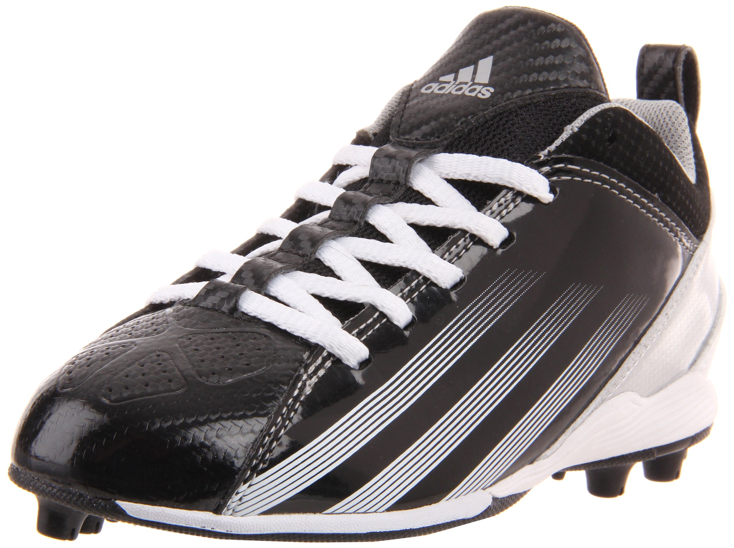 adidas Kid's Blast 3 MD 5/8 Football Cleat Black/White Size 1.5 M US