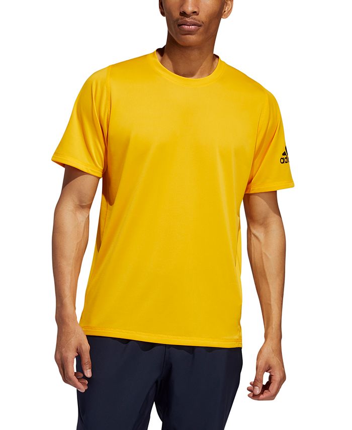 Adidas Men's FreeLift ClimaLite T-Shirt Yellow Size Small