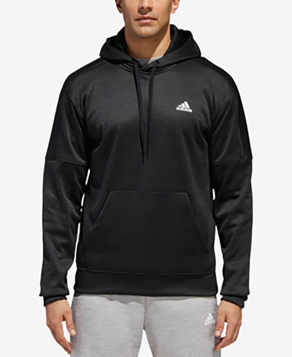 Adidas Men's Team Issue Fleece Hoodie Black