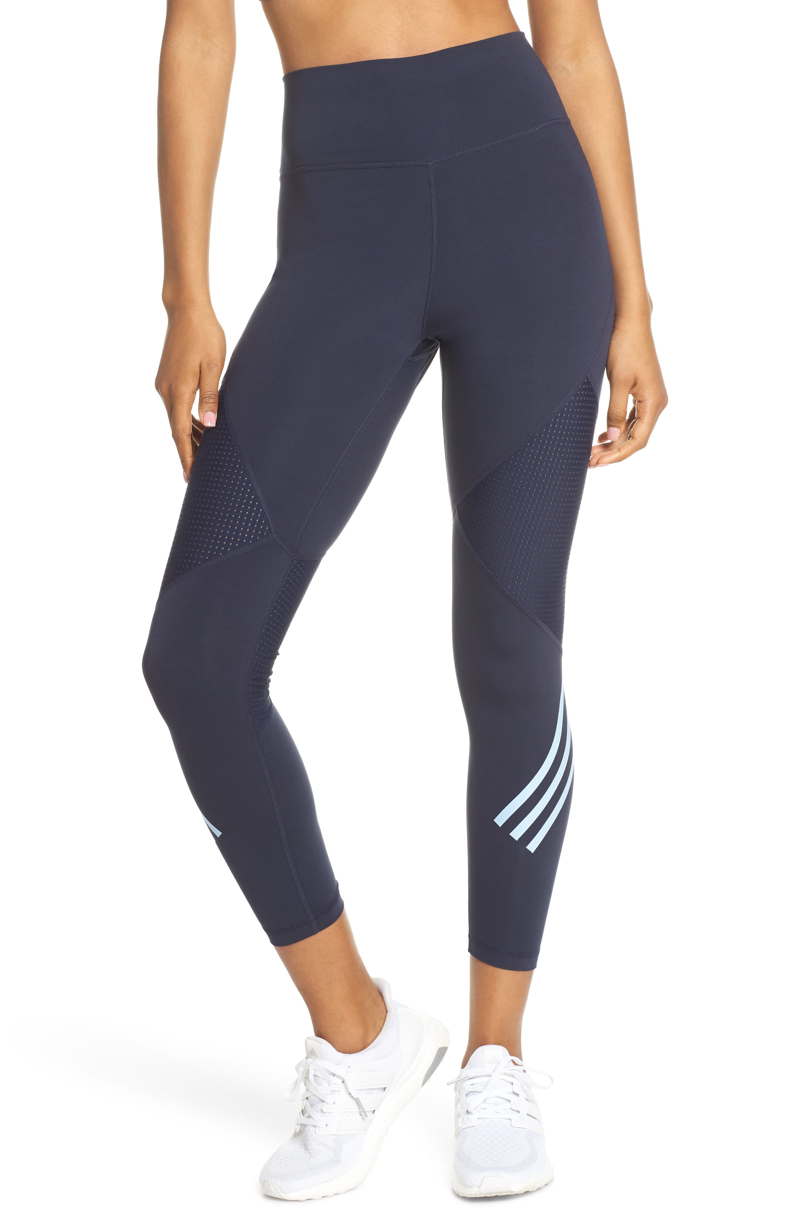 Adidas Women's Believe This High Rise Training Leggings Blue Size XX-Small