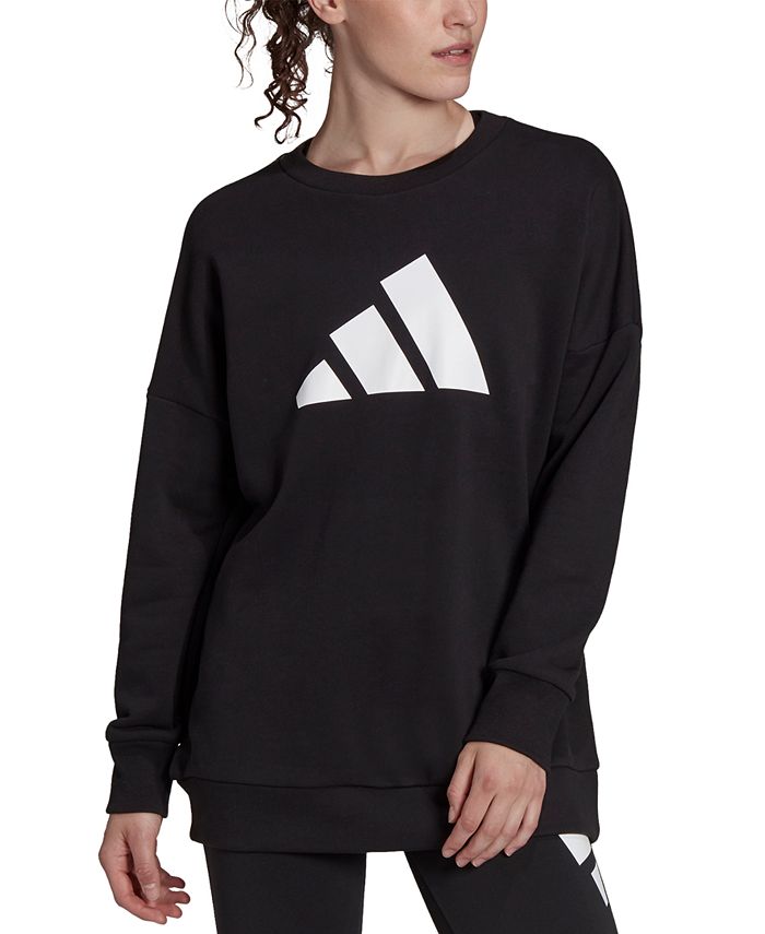adidas Women's Sportswear Future Sweatshirt Black Size XX-Large