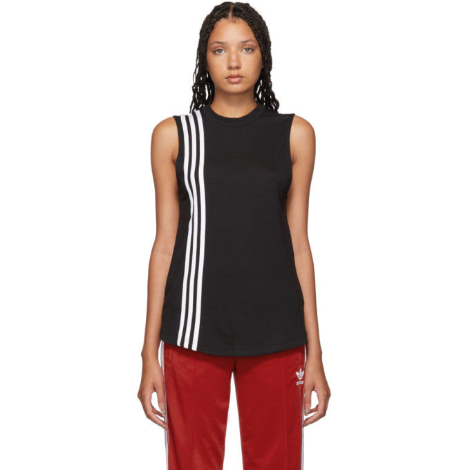 Adidas Women's Tank Top Fitness Running Black Size Small
