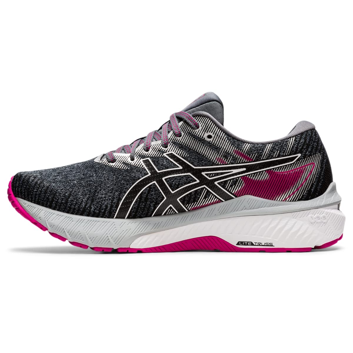 Asics Women's Gt 2000 10 Running Shoes Sheet Rock/Pink Rave Size 7 B (M) Us
