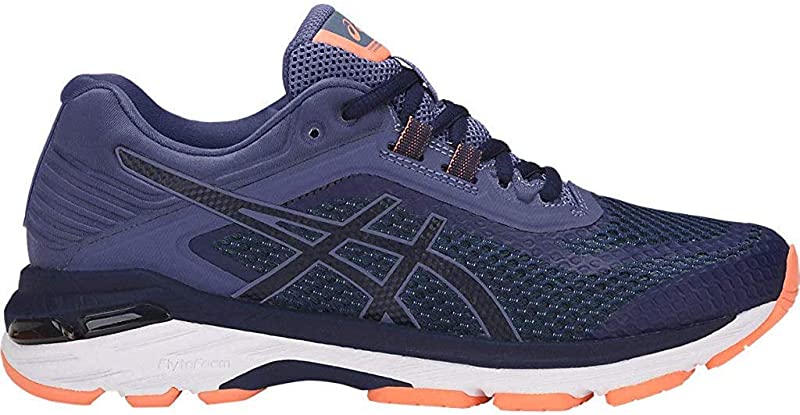 Asics Women's Gt 2000 6 Running Shoes Blue Size 5 2E(Xw) Us