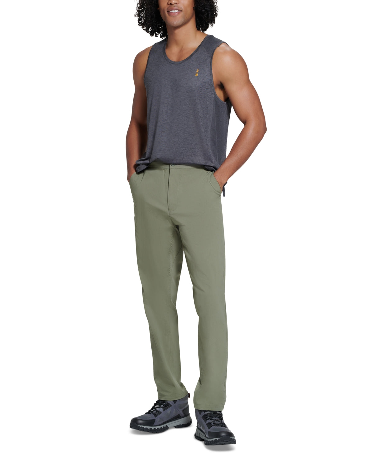 Bass Outdoor Men's Boulder Hiker Pants Green Size Large