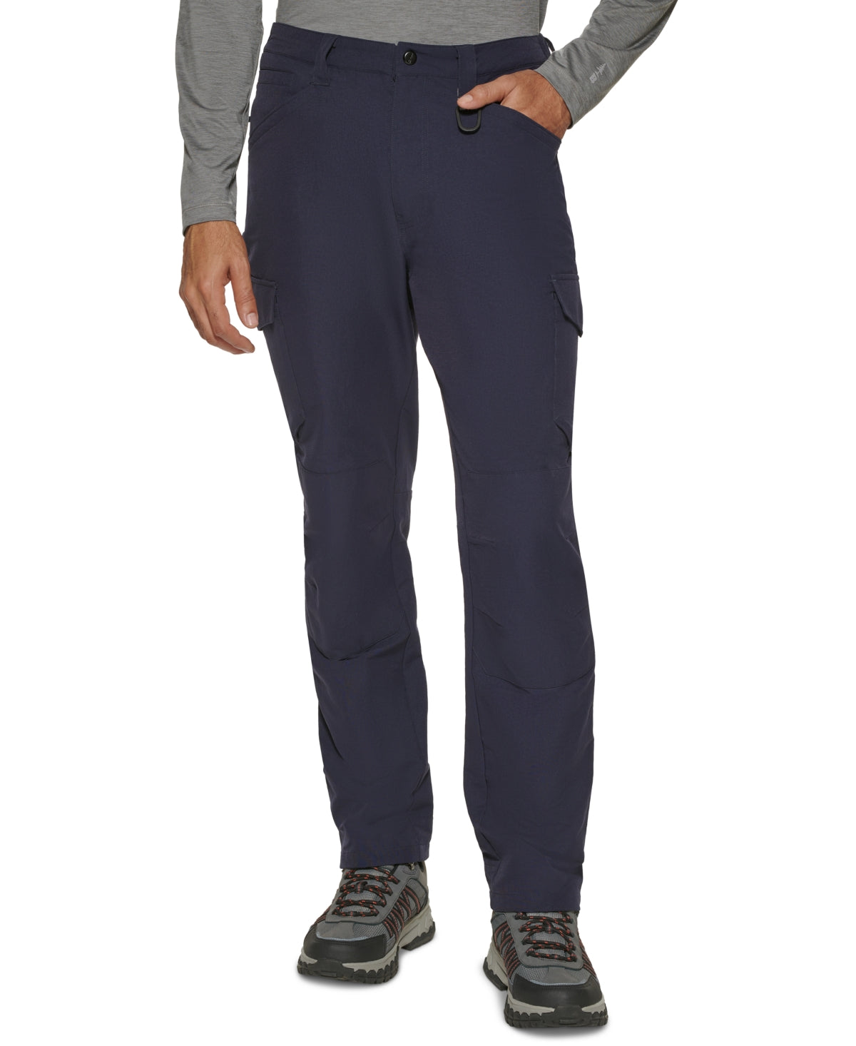 Bass Outdoor Men's Devils Bridge Modern Fit Stretch Performance Hiking Pants Blue Size Medium