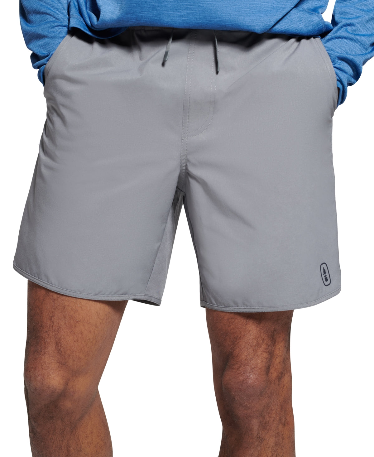 Bass Outdoor Men's Drawstring Trail Shorts Gray Size 8