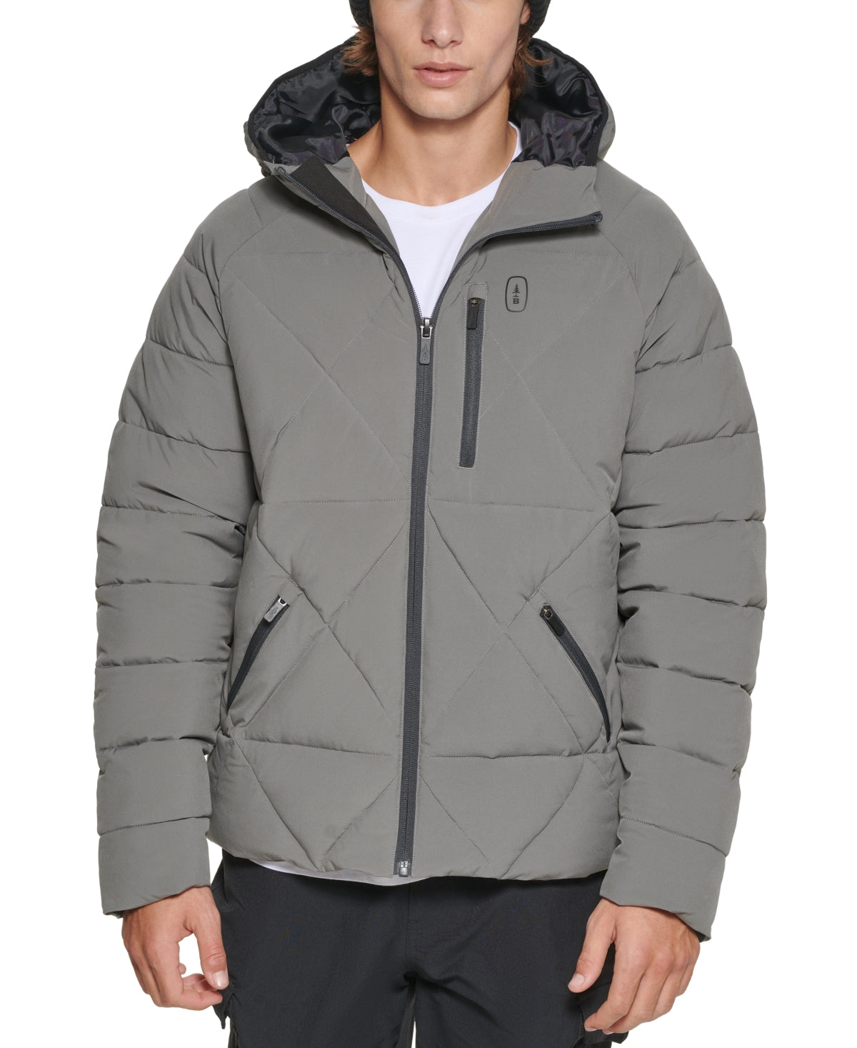 Bass Outdoor Men's Glacier Hiking Jacket Gray