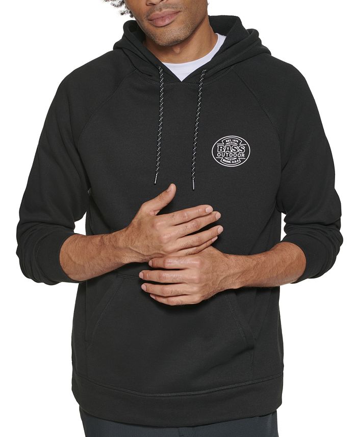Bass Outdoor Men's Logo Graphic Hoodie Black Size XX-Large