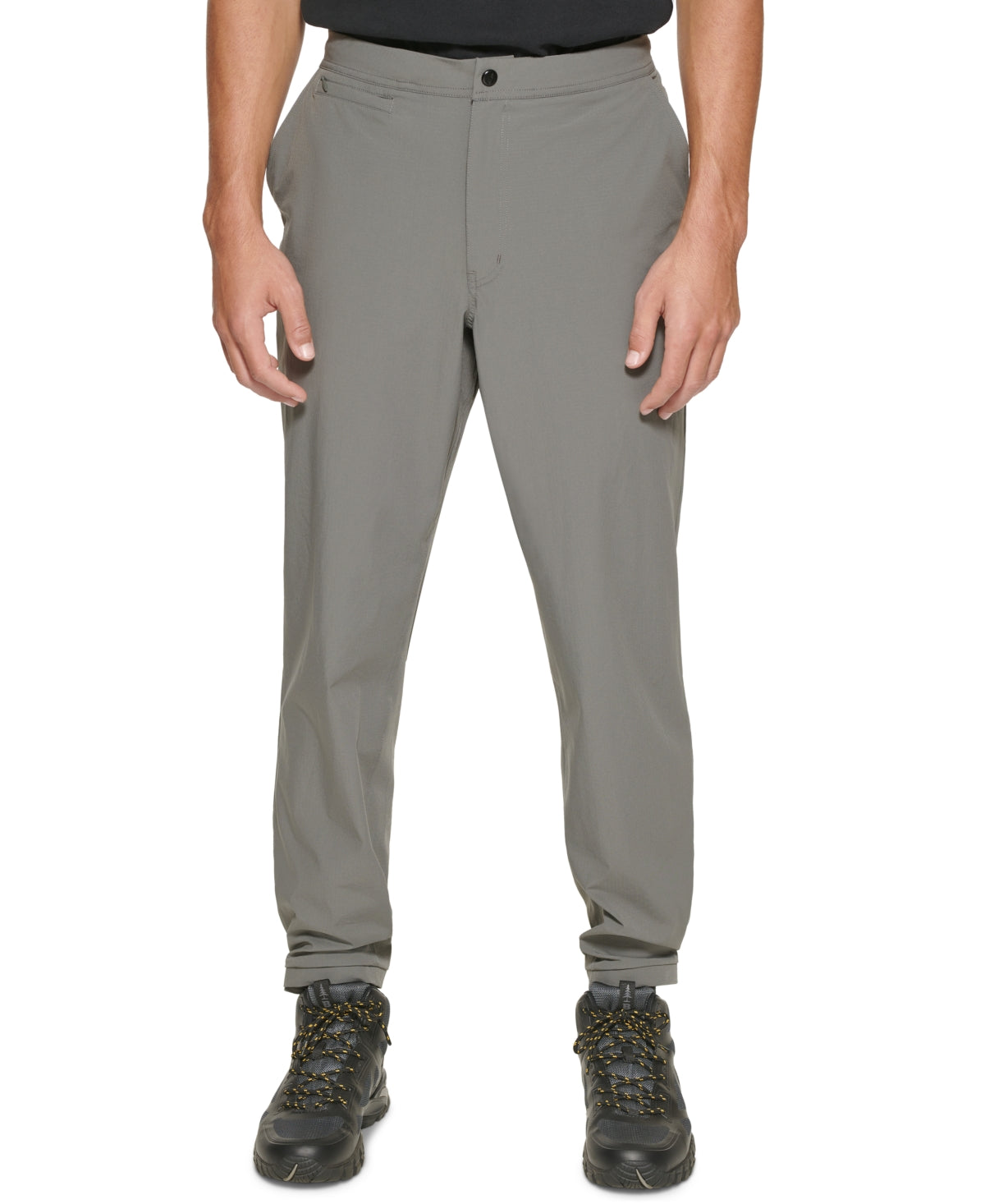 Bass Outdoor Men's Performance Zipper Pocket Ankle Pants Gray Size Medium