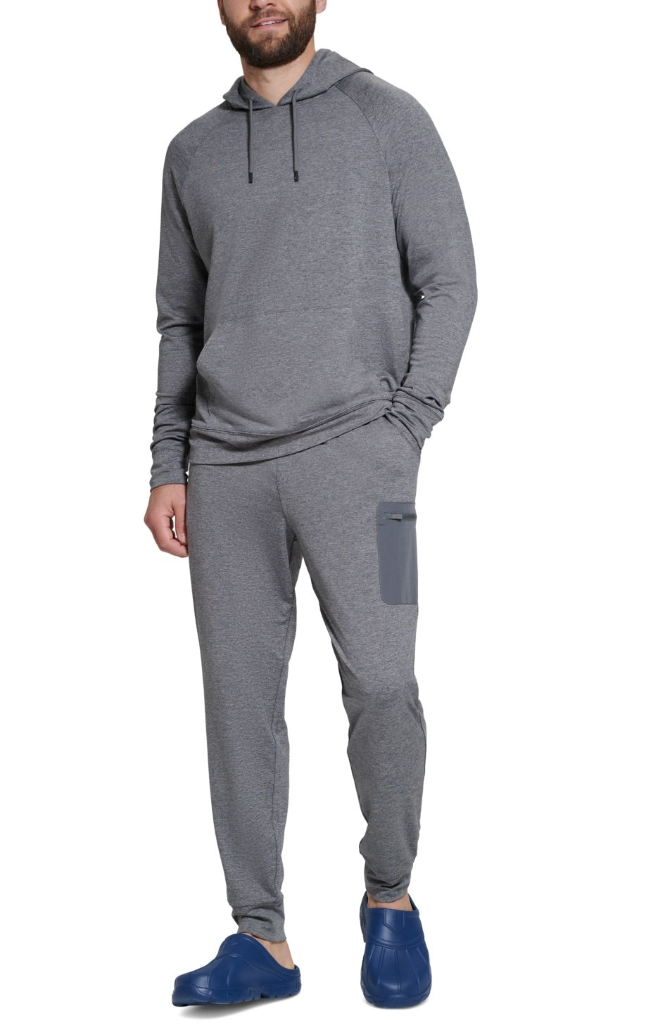 Bass Outdoor Men's Summit Hoodie Gray Size Medium