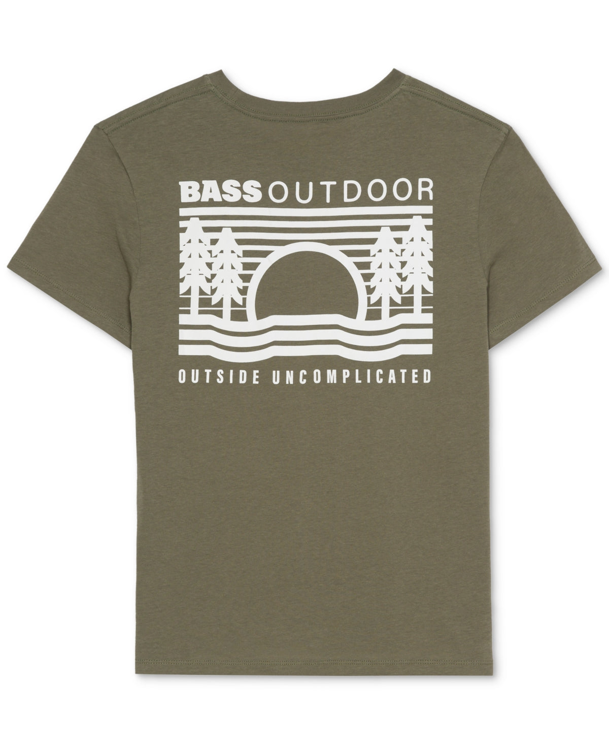 Bass Outdoor Women's Borde Graphic T-Shirt Green Size Medium
