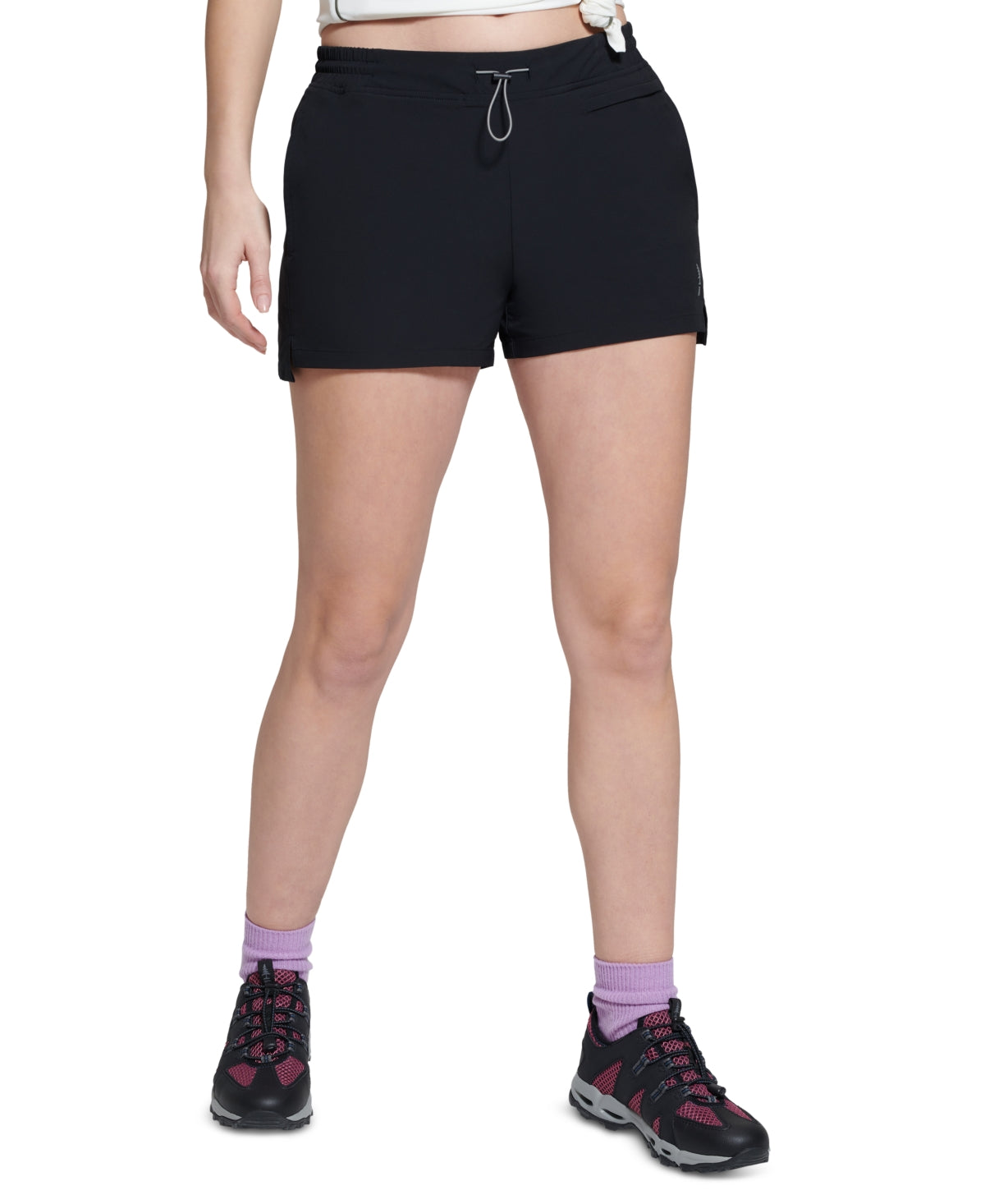 Bass Outdoor Women's Greenstone Drawcord Shorts Black Size Medium