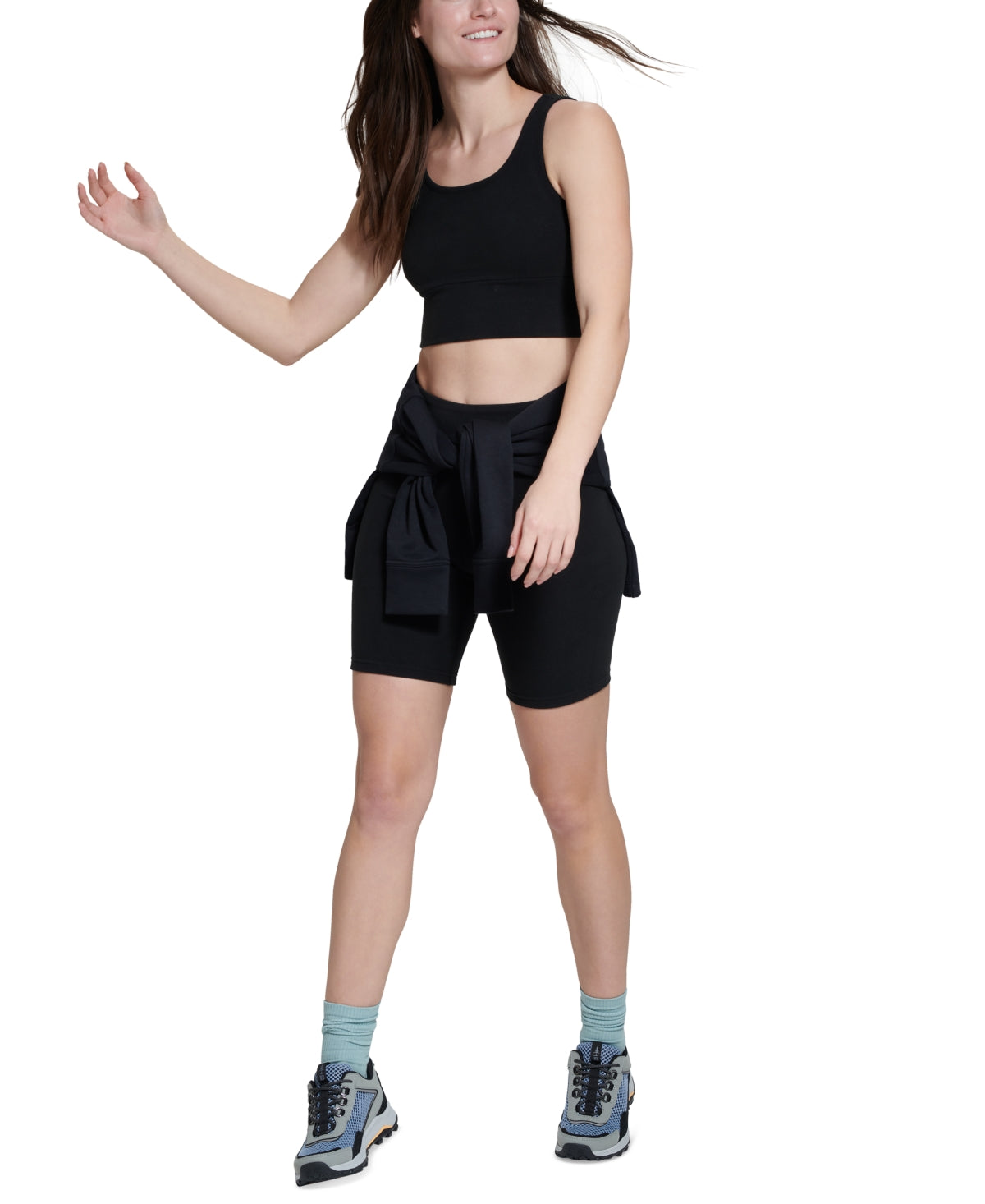 Bass Outdoor Women's Greenway Ribbed Sports Bra Black Size Large