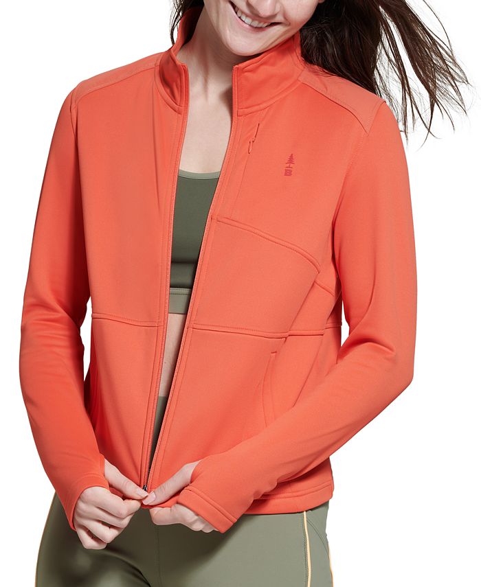 Bass Outdoor Women's Palmetto Full Zip Lightweight Fleece Red Size X -Large