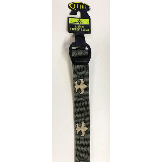 Bison Designs 30mm - Elliptagon Buckle Square Knot