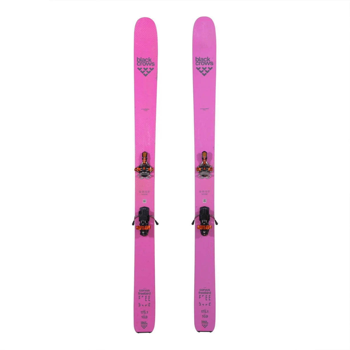 Black Crows and G3 Corvus Freebird Skis with G3 ION 12 Bindings