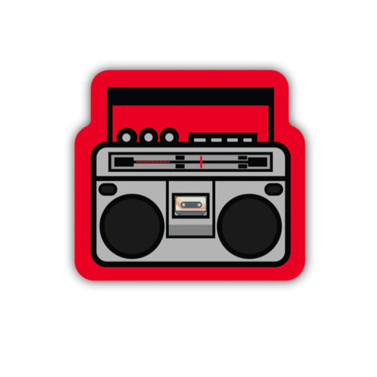 Boombox Sticker