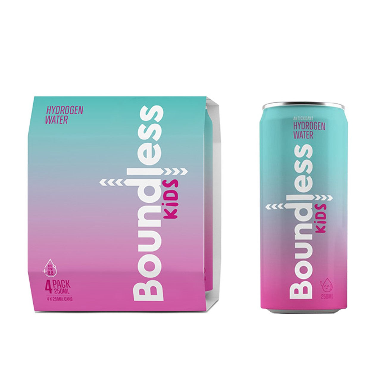 Boundless Kids Antioxidant Hydrogen Water, 202.88 Oz - 24 Pack