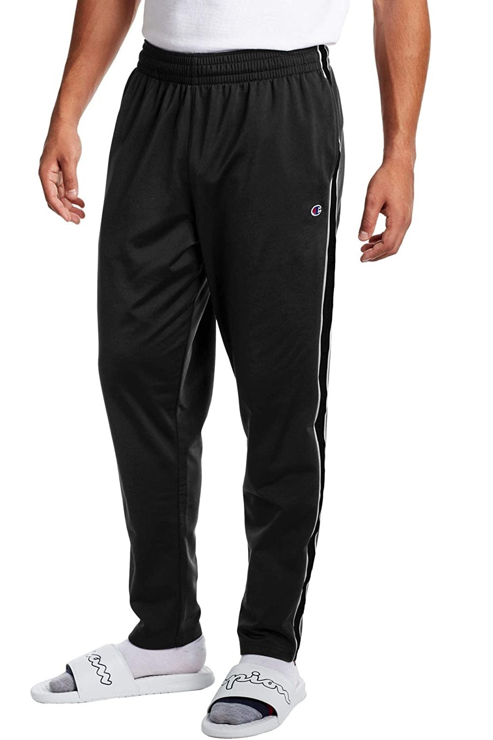 Champion Men's C Life Mesh Warm up Pants Black Size Small