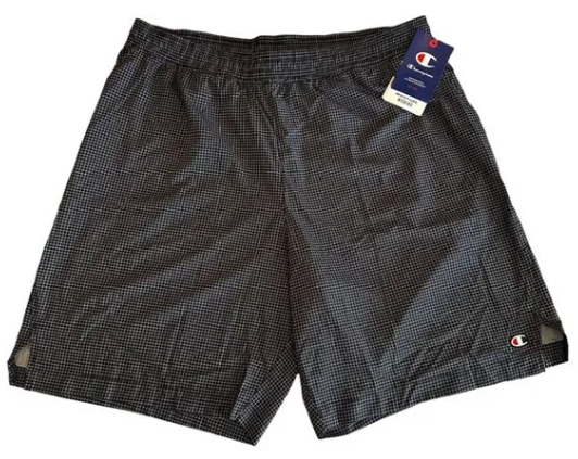 Champion Men's Standard Fit Stretchj Sport Shorts Black Size Small