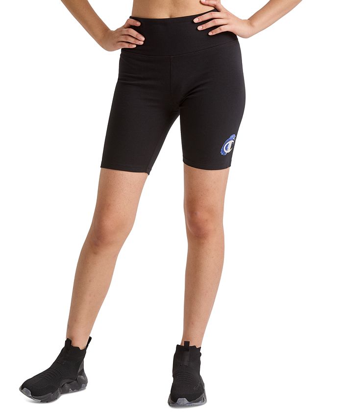 Champion Women's Authentic High Rise Bike Shorts Black Size Small