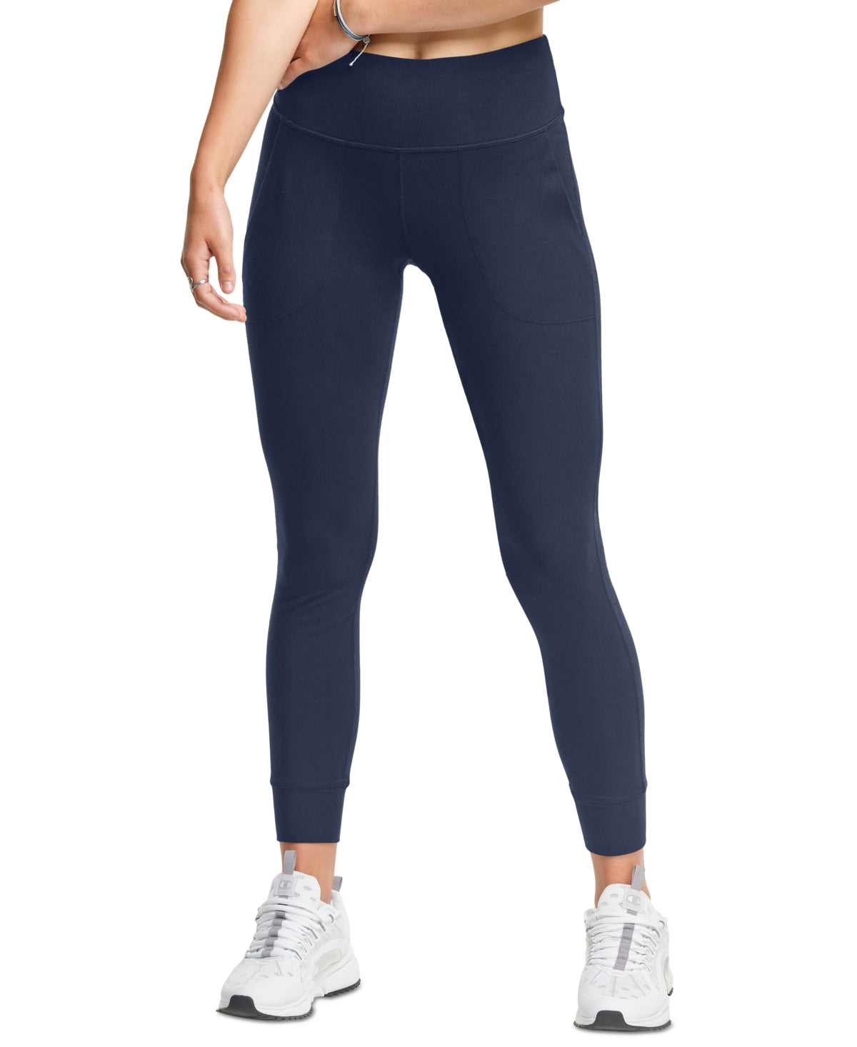 Champion Women's Authentic Jogger Full Length Leggings Blue Size XX-Large
