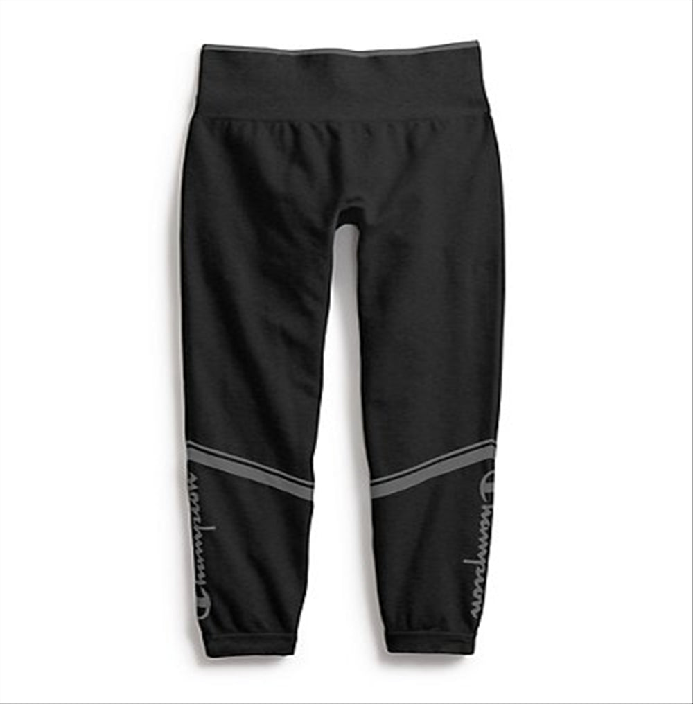 Champion Women's Chevron Sweatshirt Tights Black Size Medium