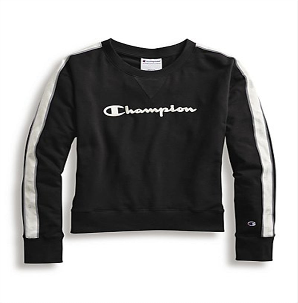 Champion Women's Fitness Running Sweatshirt Black Size Small