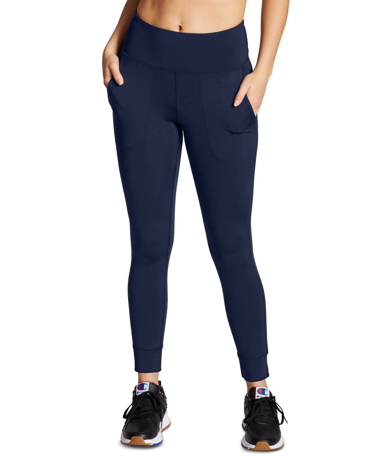 Champion Women's Full Length Leggings Blue Size X-Small
