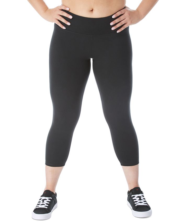 Champion Women's Soft Touch Cropped Leggings Black Size 3X