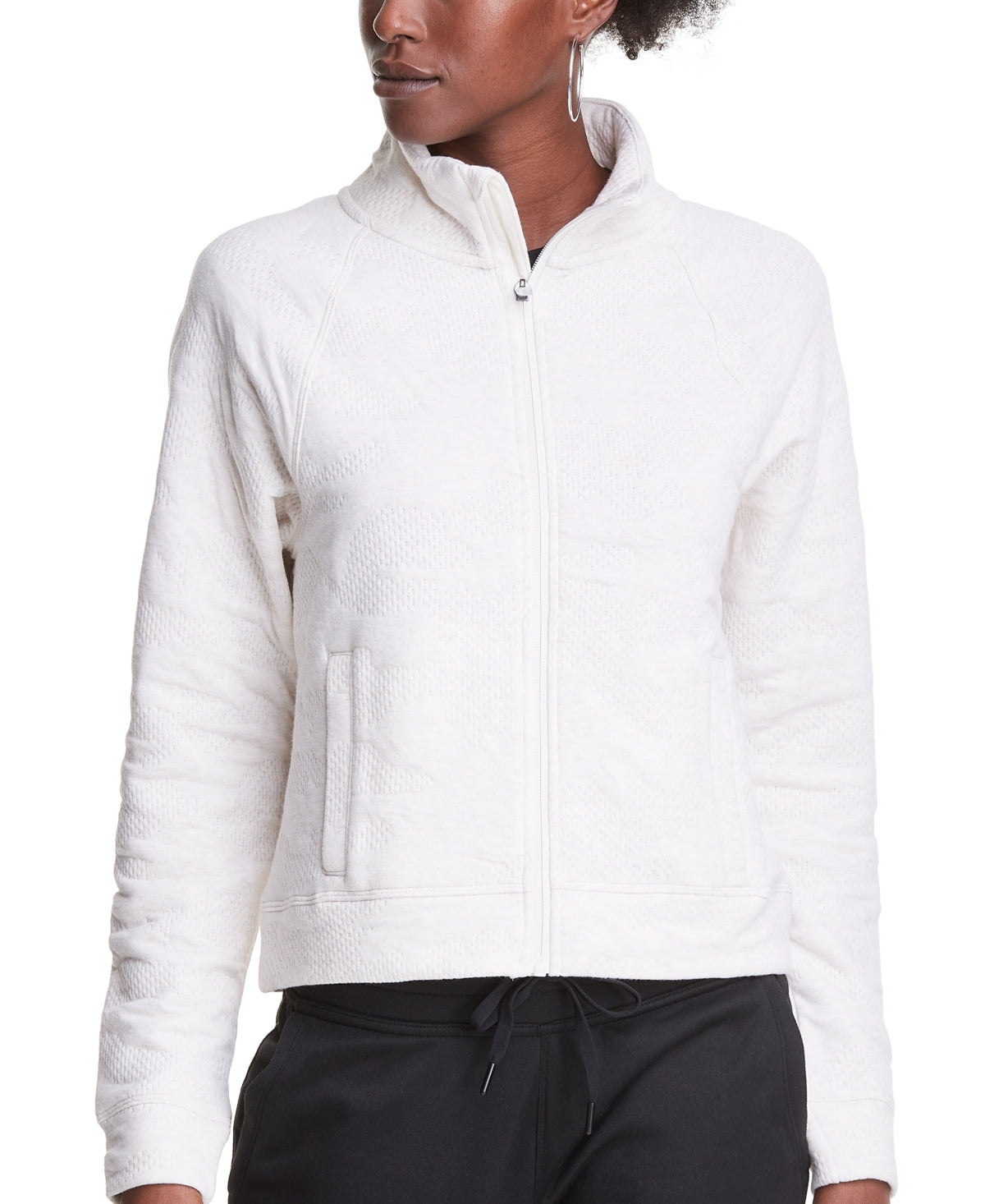 Champion Women's Sport Soft Touch Zipper Jacket Brown Size X-Large