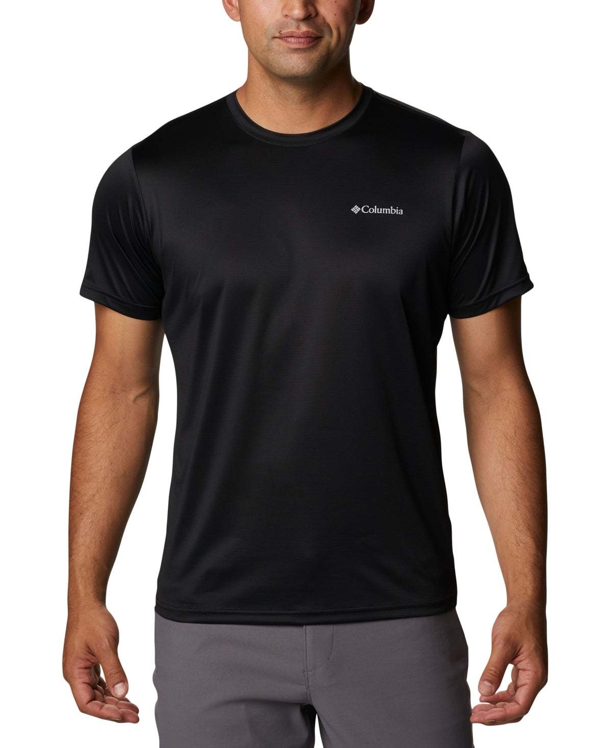 Columbia Men's Big & Tall Hike Crewneck T-Shirt Black Size 2XL