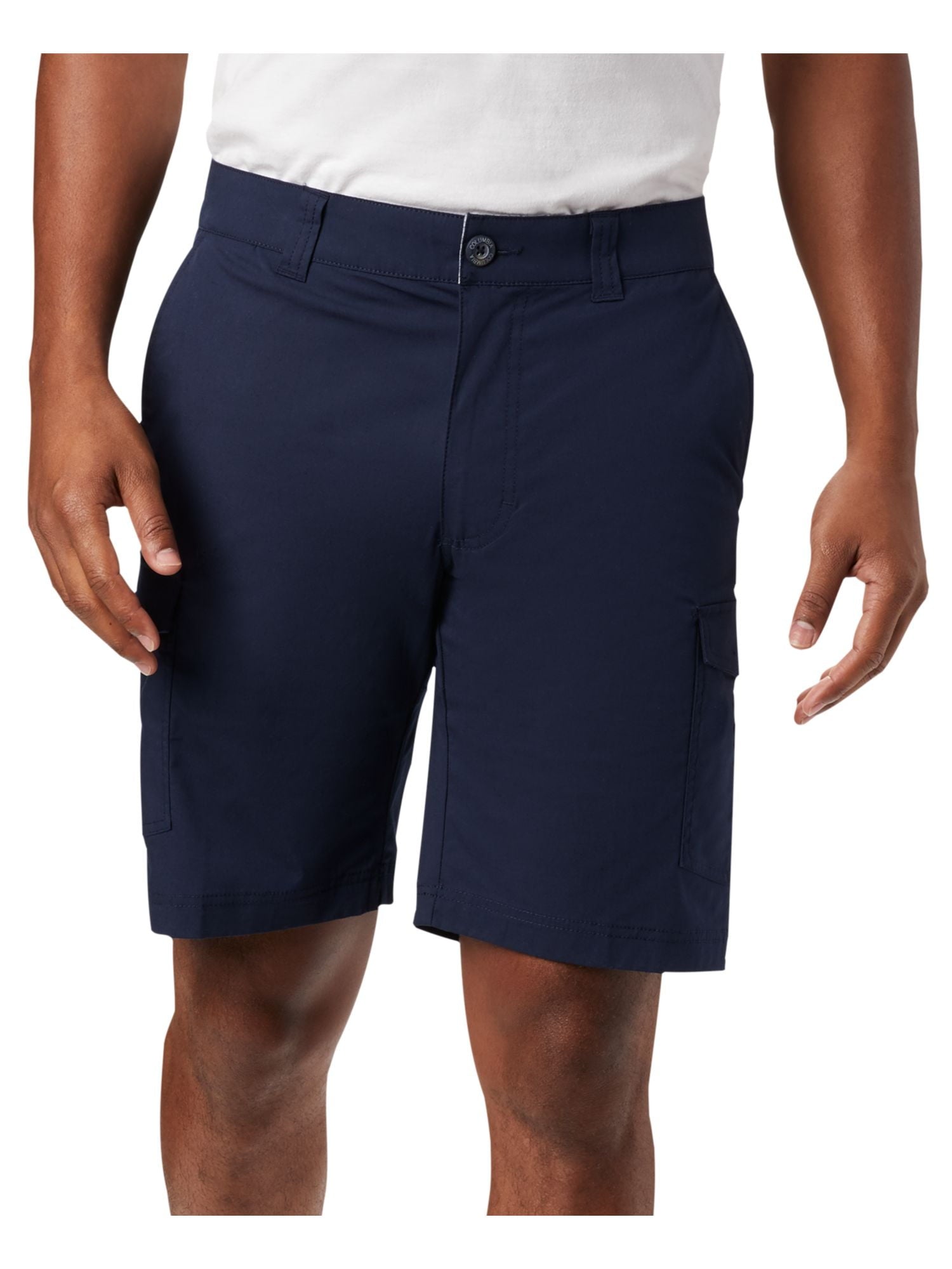 Columbia Men's Brentyn Trail Regular Fit Stretch Cargo Shorts Blue Size 42W