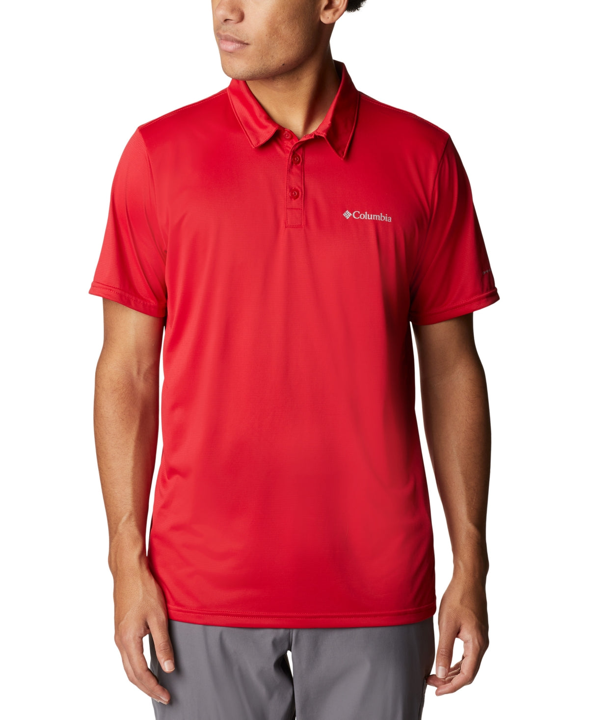 Columbia Men's Hike Polo Shirt Red Size S
