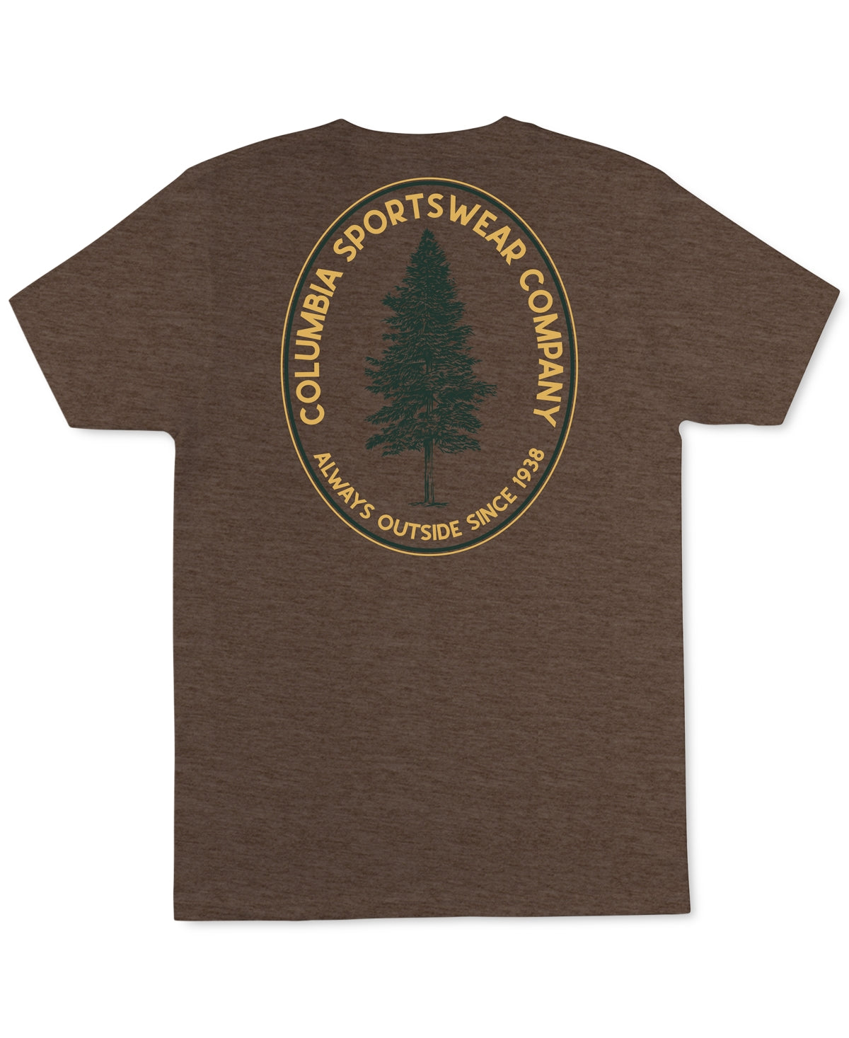 Columbia Men's Pine Graphic T-Shirt Brown Size Small