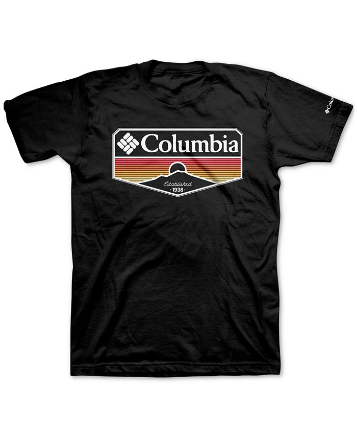 Columbia Men's Sandy Graphic T-Shirt Black Size Small