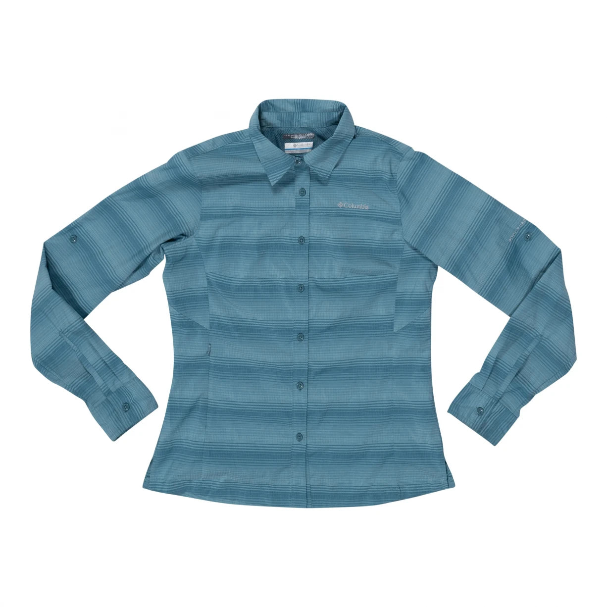 Columbia Omni-Shade Vented Long Sleeve Button Down Blue