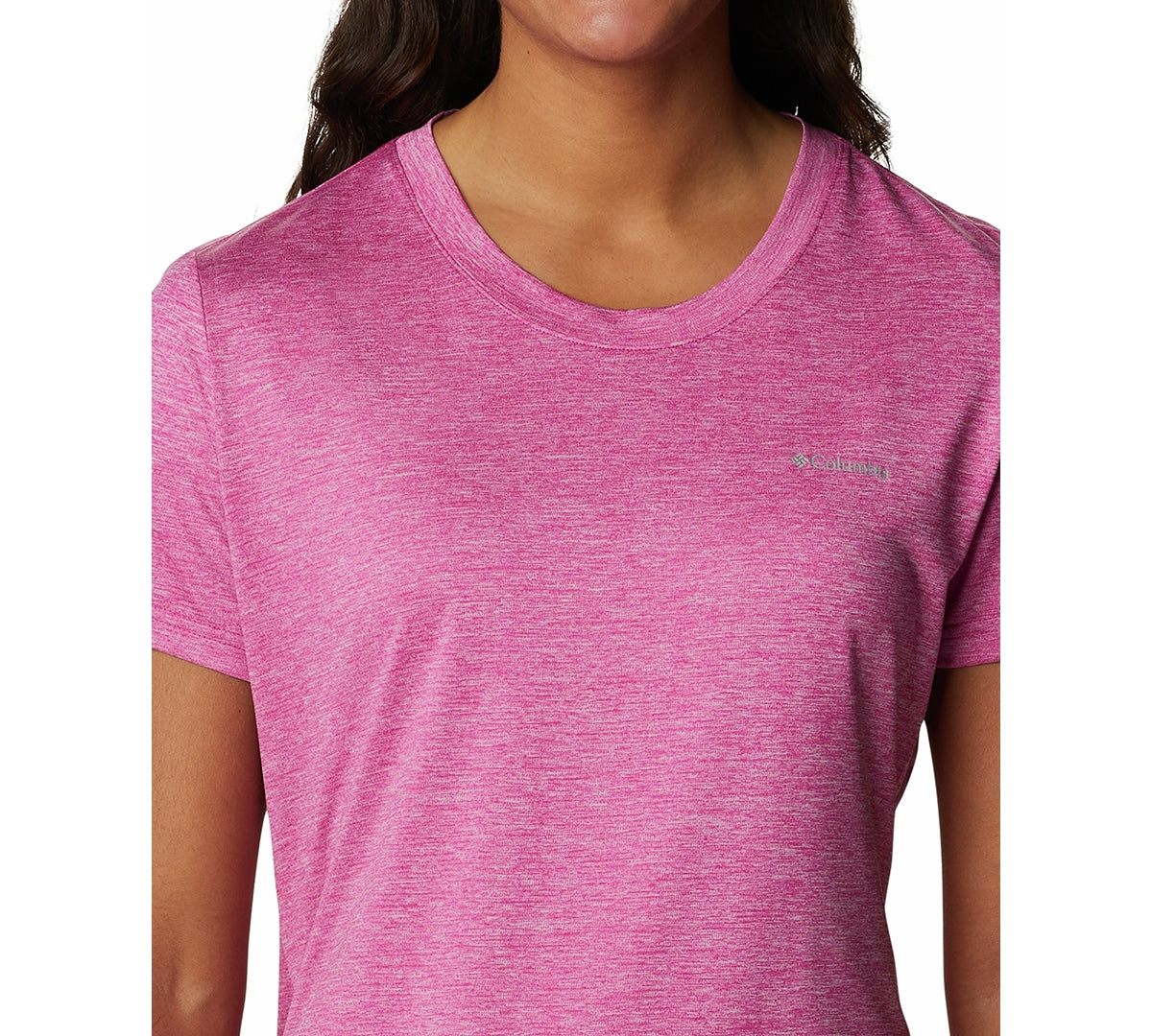 Columbia Women's Hike Crewneck T-Shirt Pink Size 3X