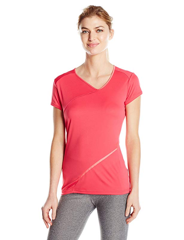 Craft Sportswear Women's Breakaway V Neck Short Sleeve Shirt Pink Size X-Small