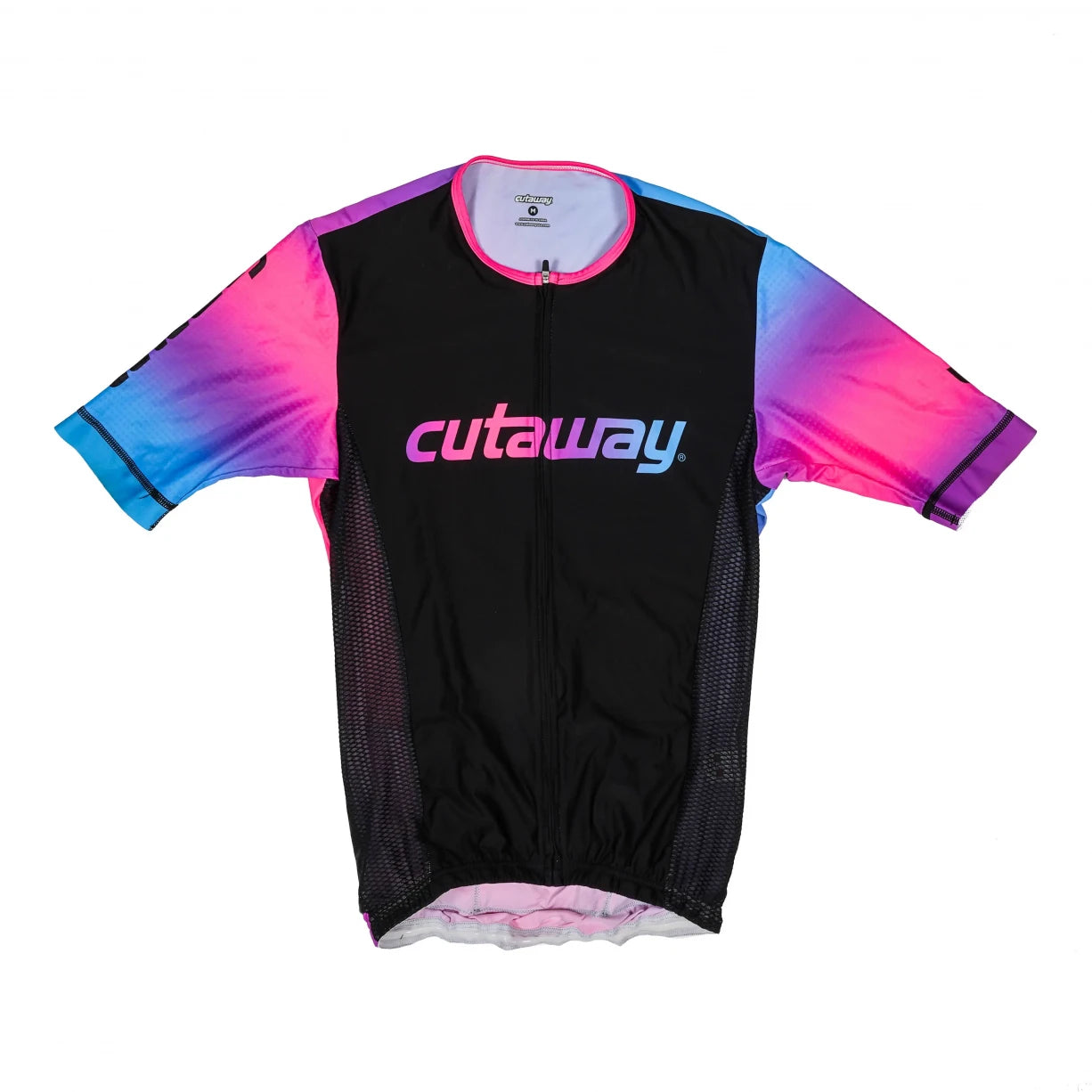 Cutaway Short-Sleeve Full Zip Cycling Jersey - Men's