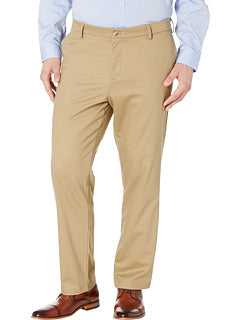 Dockers Men's Big & Tall Signature Modern Tapered Fit Pants Brown Size 56X32