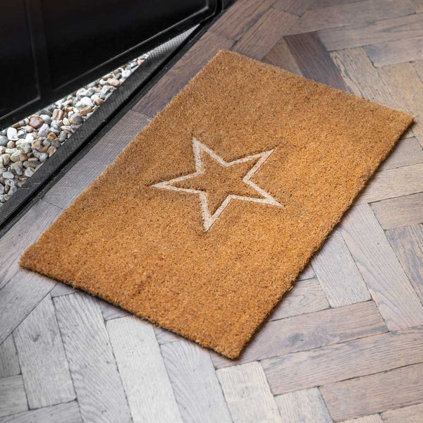Embossed Star Doormat