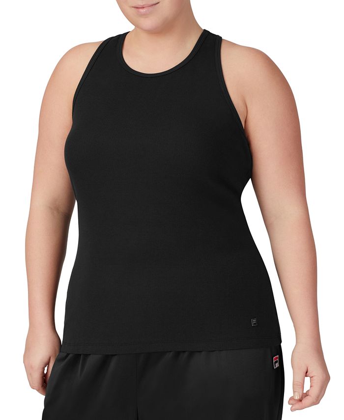 Fila Women's Higher Power Tank Top Black Size 1X