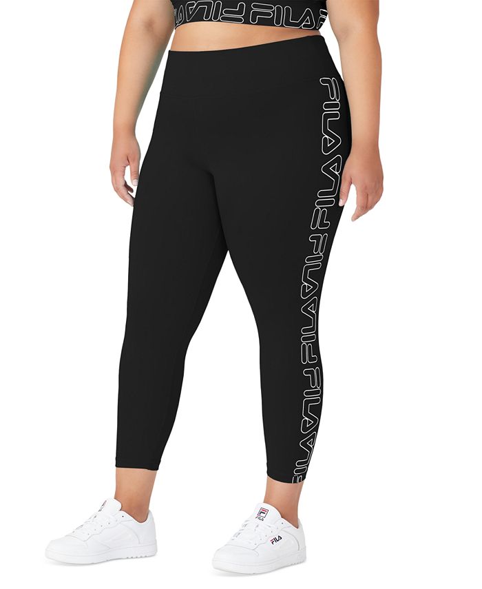 Fila Women's Logo 7/8 Leggings Black Size 1X